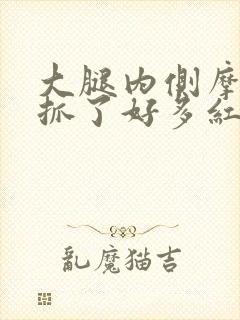 大腿内侧摩擦痒抓了好多红疙瘩封面