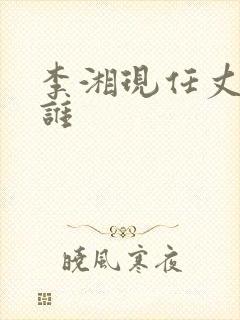 李湘现任丈夫是谁