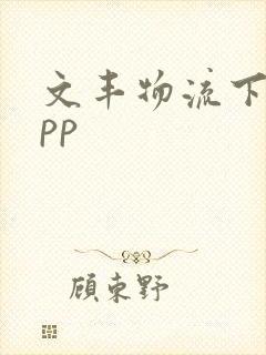 文丰物流下载app