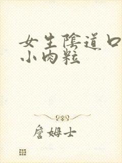 女生阴道口痒长小肉粒