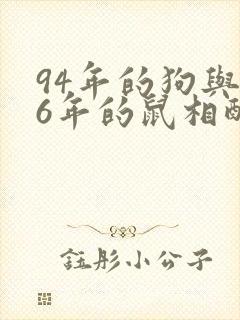 94年的狗与96年的鼠相配吗