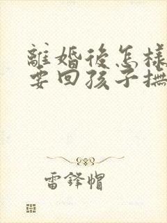 离婚后怎样可以要回孩子抚养权