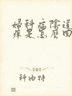 妇科病阴道外瘙痒是怎么回事