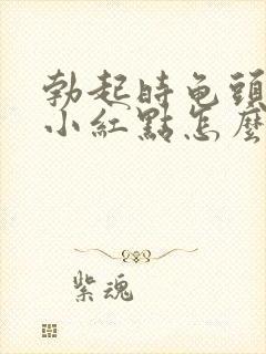 勃起时龟头上有小红点怎么回事