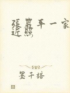 张严平一家三口近照封面