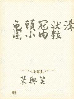 龟头冠状沟长一圈小肉粒