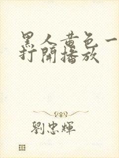 黑人黄色一级片打开播放