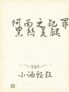 柯南之犯罪天才 黑丝美腿