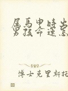 属马申时出生的男孩命运怎么样