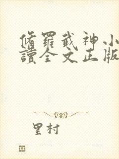 修罗武神小说阅读全文正版