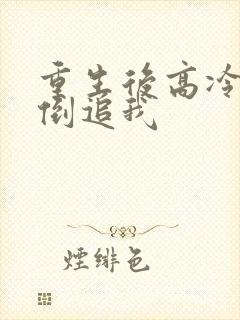 重生后高冷妻子倒追我