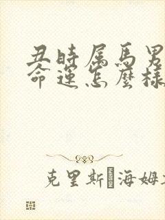 丑时属马男孩的命运怎么样