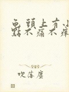 龟 头上有小红点不痛不痒怎么回事