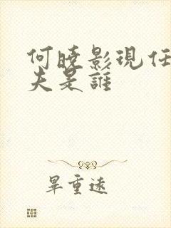 何晓影现任的丈夫是谁