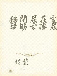 猫闭尿在家怎么帮助它排尿