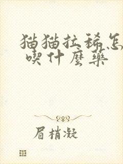 猫猫拉稀怎么办 吃什么药