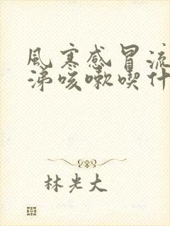 风寒感冒流清鼻涕咳嗽吃什么药