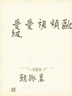 爱爱视频欧美三级