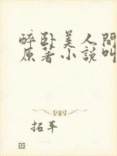 醉卧美人间小说原著小说叫什么名字