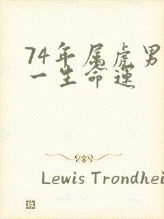 74年属虎男人一生命运