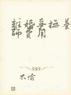 离婚争抚养权律师费用