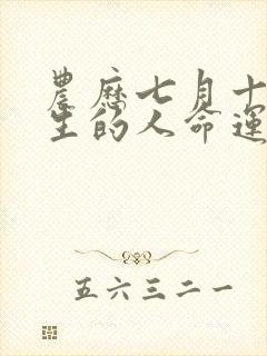 农历七月十四出生的人命运封面