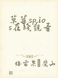 草莓sp.ios在线观看