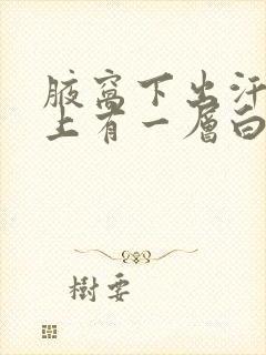 腋窝下出汗腋毛上有一层白色