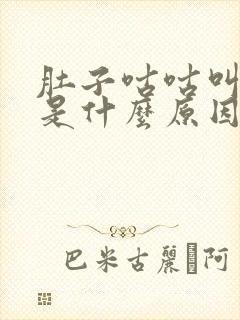 肚子咕咕叫胃疼是什么原因