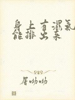 身上有湿气怎么能排出来