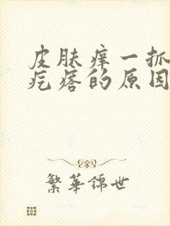 皮肤痒一抓就起疙瘩的原因是什么