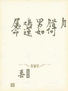 属鸡男腊月出生命运如何