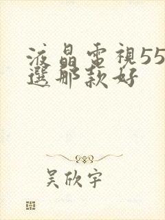 液晶电视55寸选那款好