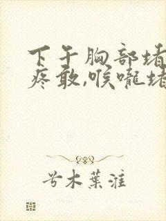 下午胸部堵闷灼疼敢,喉咙堵闷梗塞