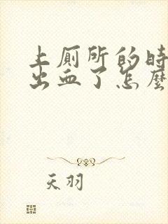 上厕所的时候拉出血了怎么办封面