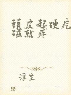 头皮起硬疙瘩一碰就疼封面