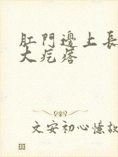 肛门边上长了个大疙瘩