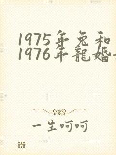 1975年兔和1976年龙婚姻咋样