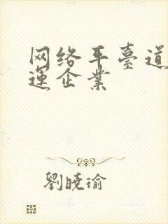 网络平台道路货运企业