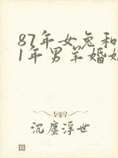 87年女兔和91年男羊婚姻相配吗