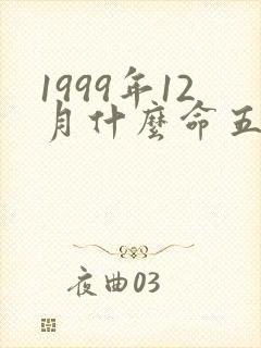1999年12月什么命五行属性