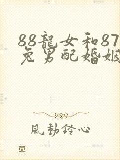 88龙女和87兔男配婚姻好不好
