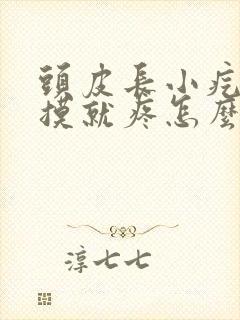 头皮长小疙瘩一摸就疼怎么回事