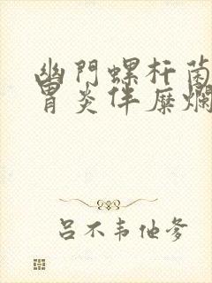 幽门螺杆菌慢性胃炎伴糜烂