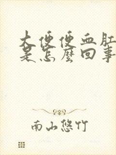 大便便血肛门疼是怎么回事封面