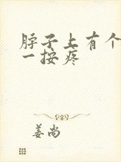 脖子上有个硬块一按疼