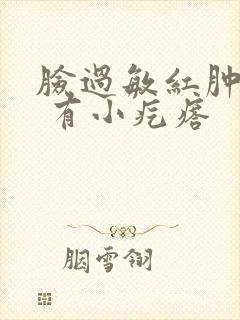 脸过敏红肿发痒 有小疙瘩