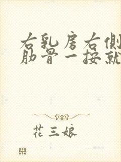 右乳房右侧边缘肋骨一按就痛