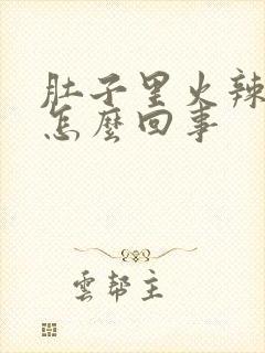 肚子里火辣辣的怎么回事封面