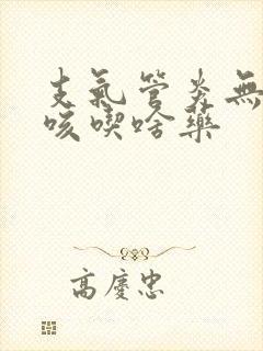 支气管炎无痰干咳吃啥药